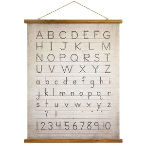 "Brand New" Alphabet Canvas
